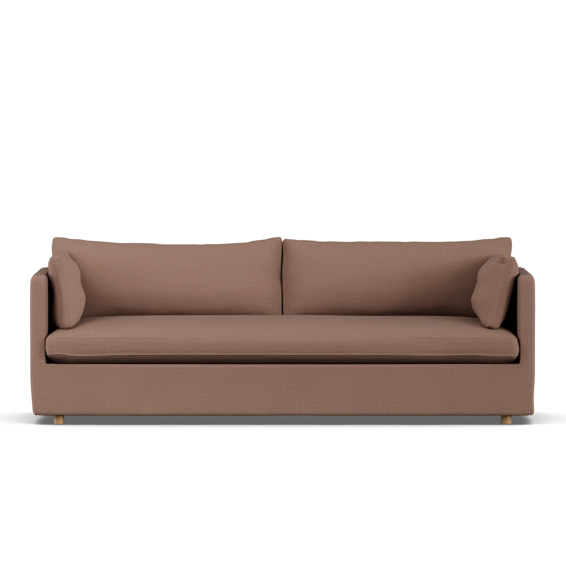 Linnevik soffa, Same Rust 6675-vitoljad ek, 4-sits, med kappa 1898