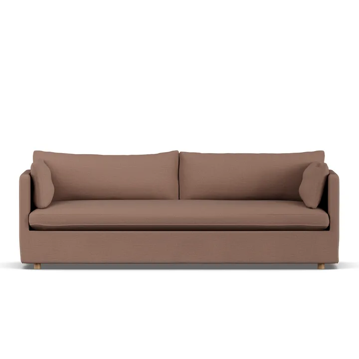Linnevik soffa - Same Rust 6675-vitoljad ek, 4-sits, med kappa - 1898