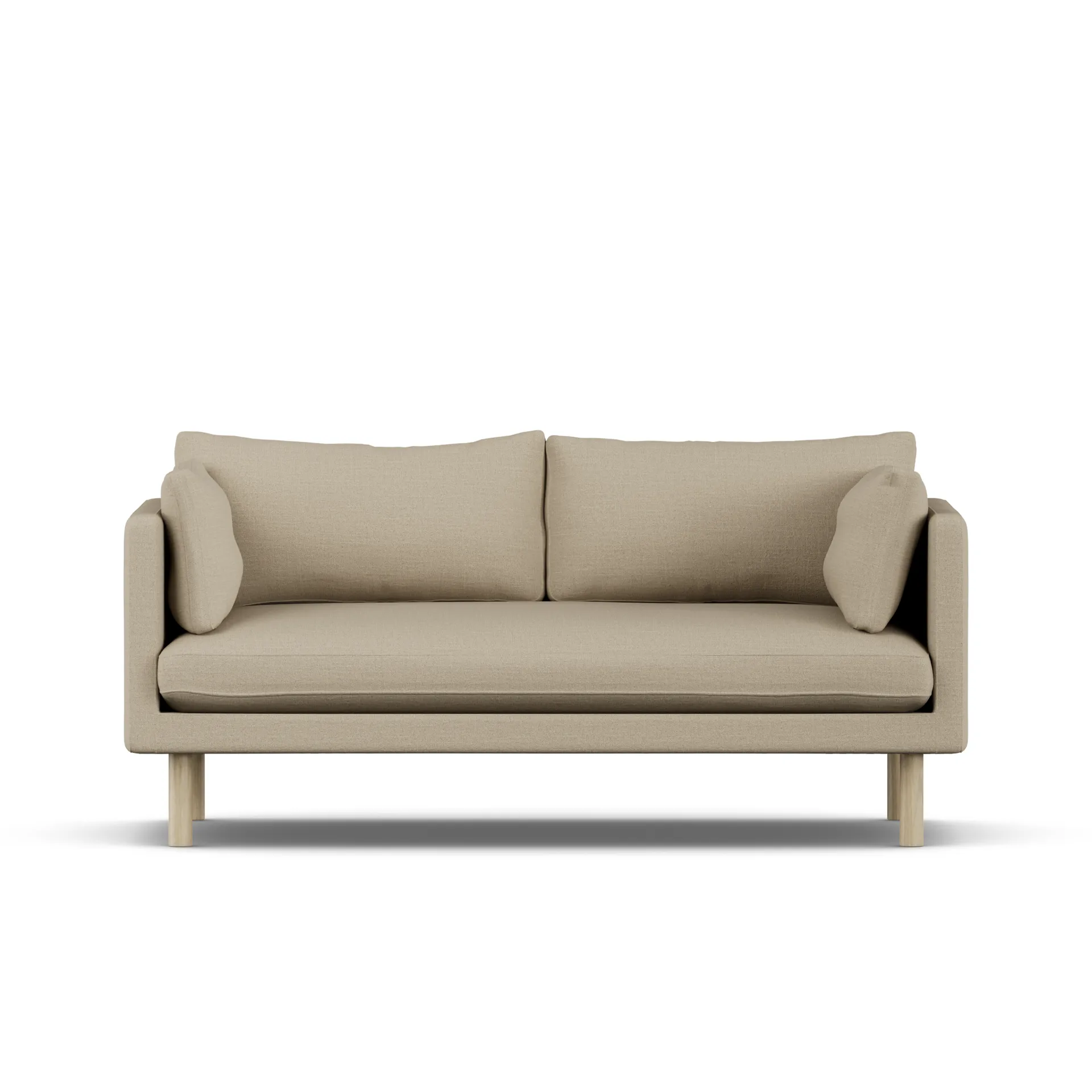 Linnevik soffa, Same Sand 6672-vitoljad ek, 2-sits 1898