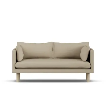 Linnevik soffa - Same Sand 6672-vitoljad ek, 2-sits - 1898