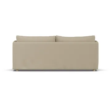 Linnevik soffa - Same Sand 6672-vitoljad ek, 3-sits, med kappa - 1898