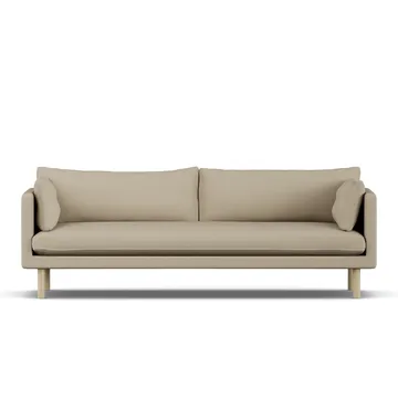 Linnevik soffa - Same Sand 6672-vitoljad ek, 4-sits - 1898