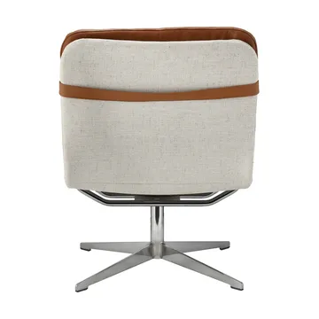 Loholm fåtölj med snurrfunktion - Konjaksfärgat läder-Bern Beige 0341 - 1898
