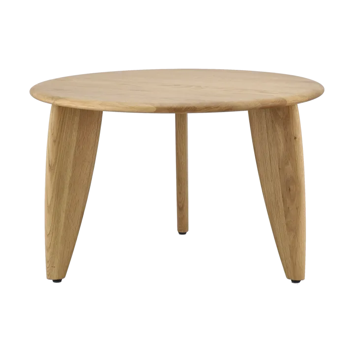 Lyckeby soffbord Ø60x37,5 cm - Naturlackad ek - 1898