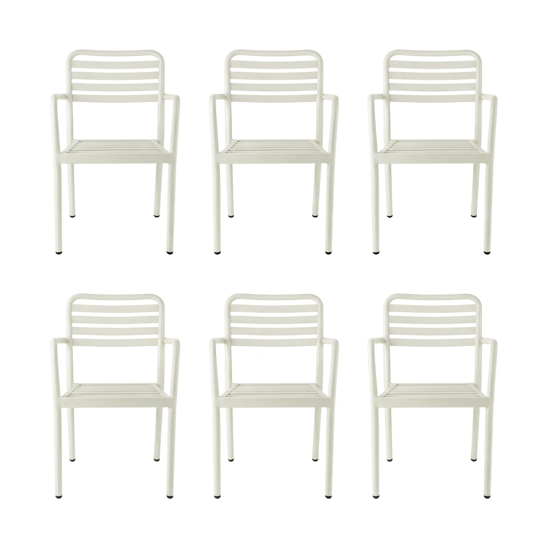 Messina karmstol, Off white, 6-pack 1898