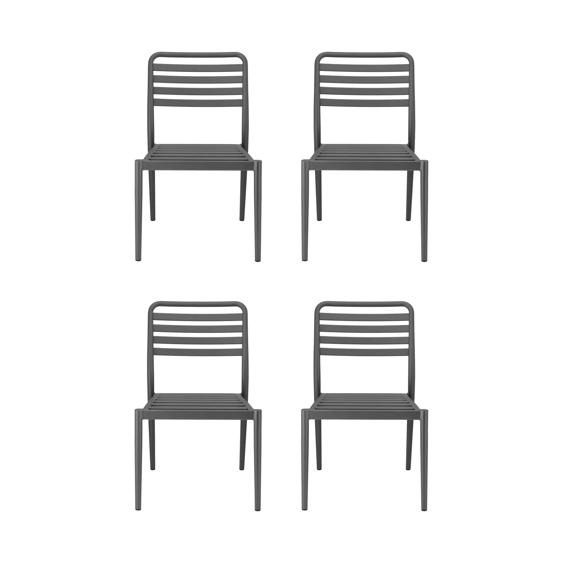 Messina stol, Anthracite, 4-pack 1898