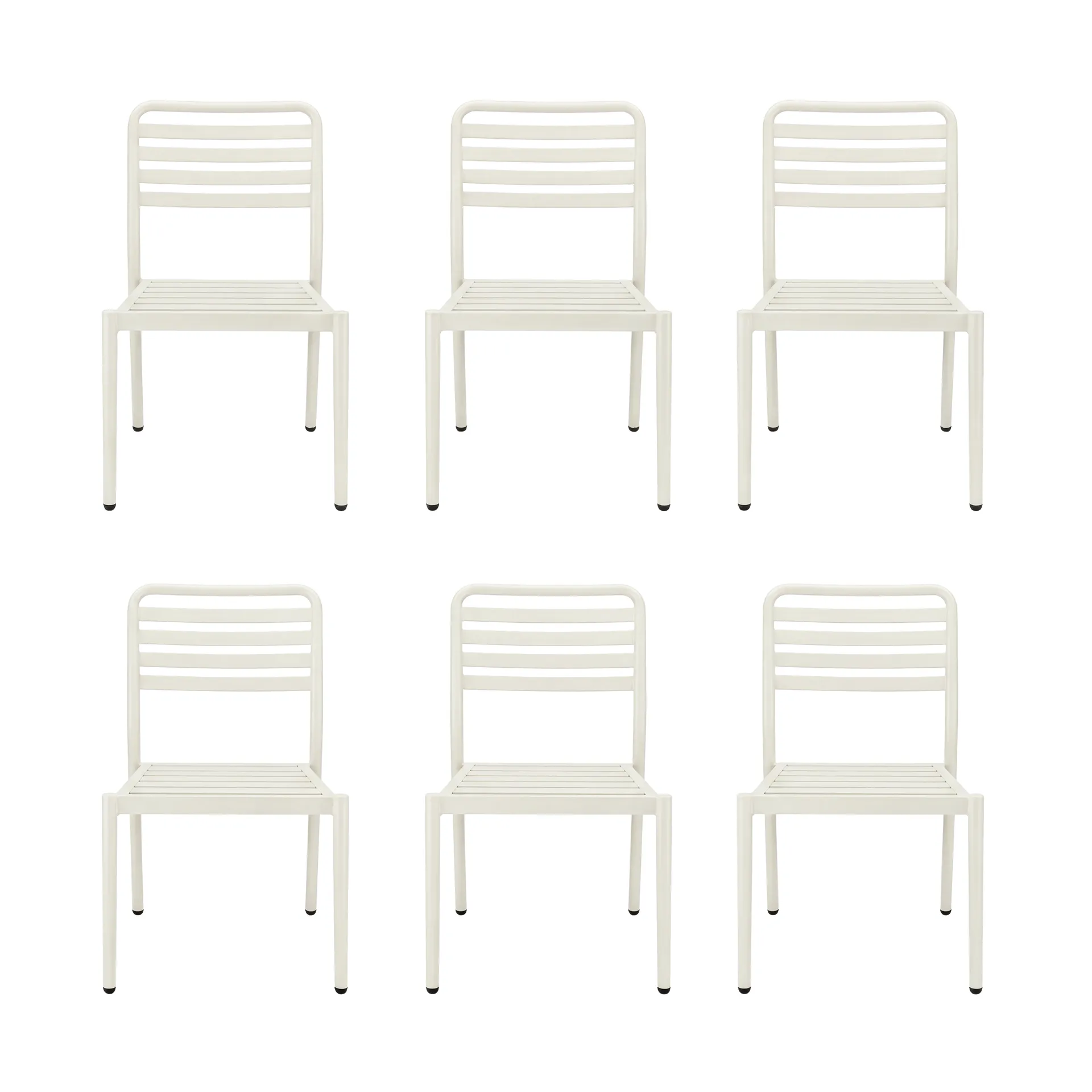 Messina stol, Off white, 6-pack 1898