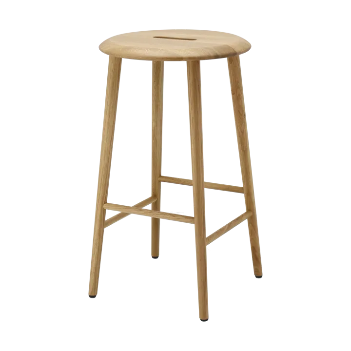 Norrabo rund barpall 65 cm - Naturlackad ek - 1898