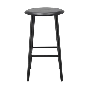 Norrabo rund barpall 65 cm - Svartlackad ek - 1898