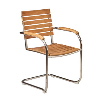 Rörvik matstol - Teak-rostfritt stål - 1898