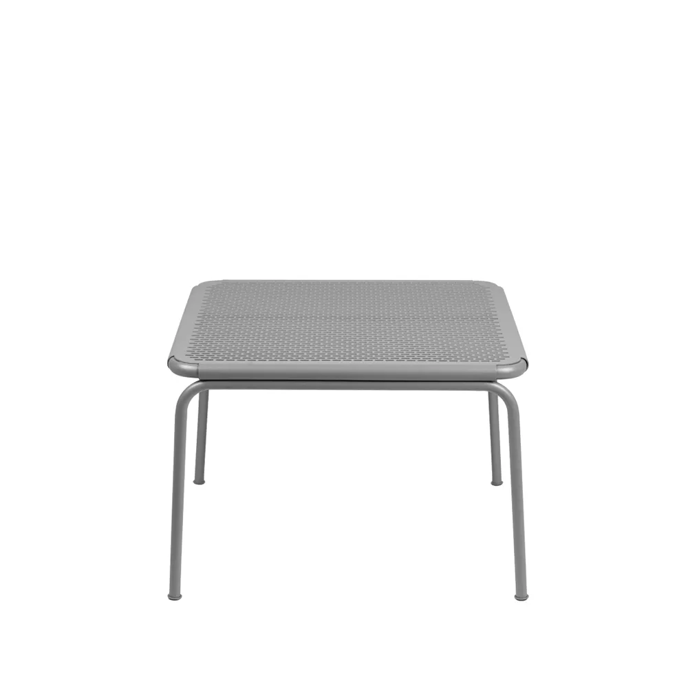 Sagoliden bord/fotpall, antracit 1898