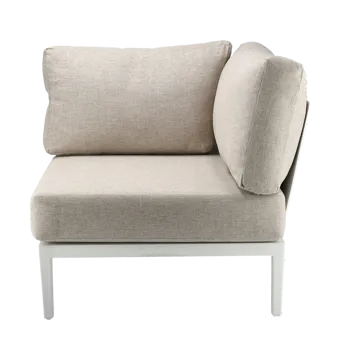 Santander modulsoffa hörnmodul - Vit-beige - 1898
