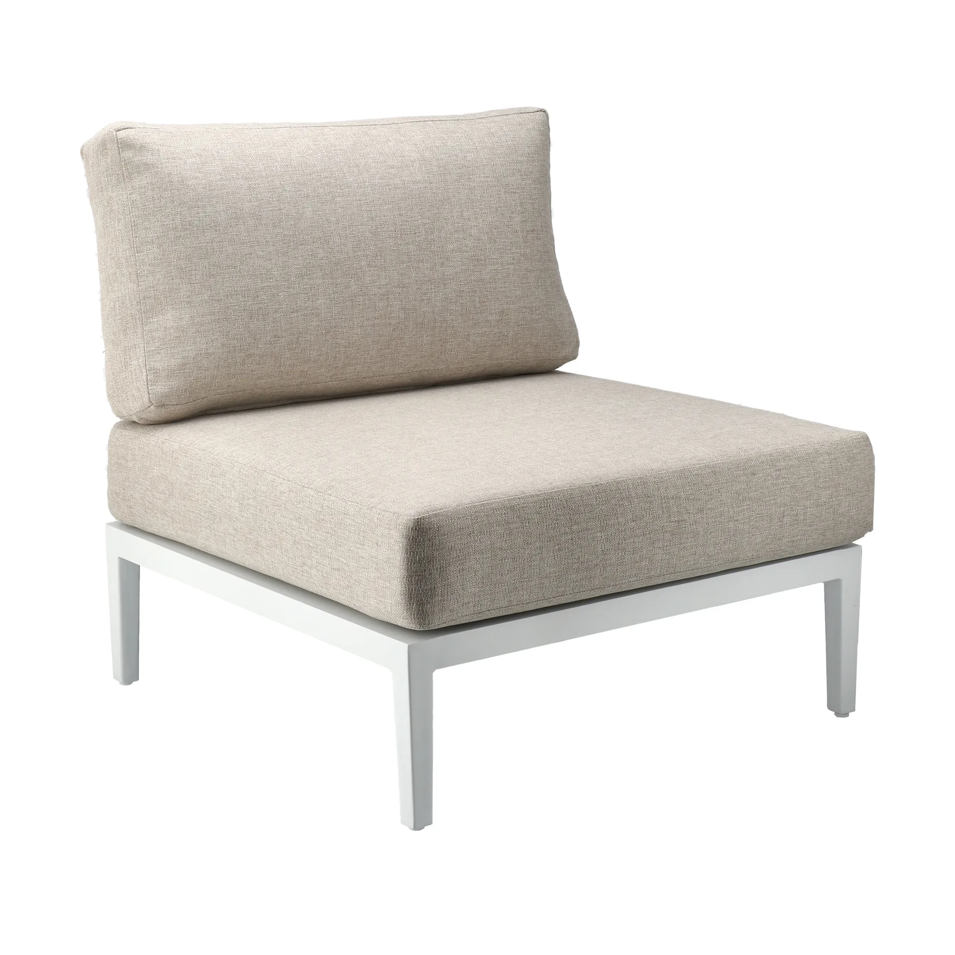 Santander modulsoffa mittmodul, Vit-beige 1898
