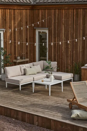 Santander modulsoffa mittmodul - Vit-beige - 1898