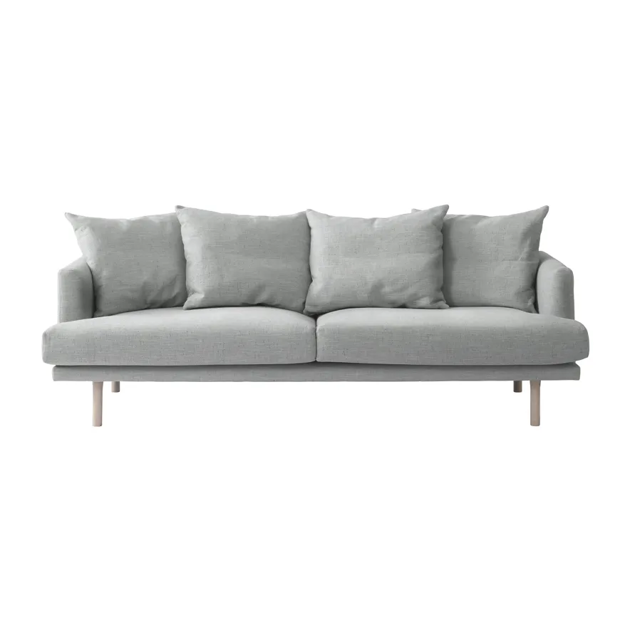 Sjövik 3-sits soffa, Bern 0348 Grå, vitoljad ek 1898