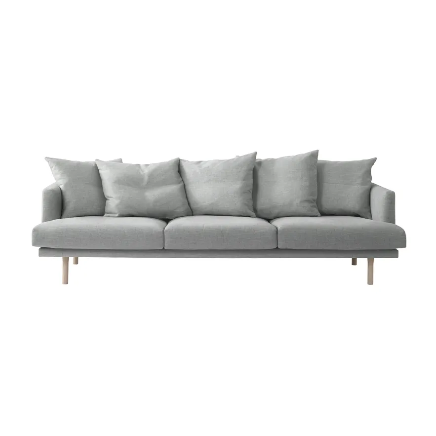 Sjövik 3,5-sits soffa, Bern 0348 Grey-vitoljad ek 1898