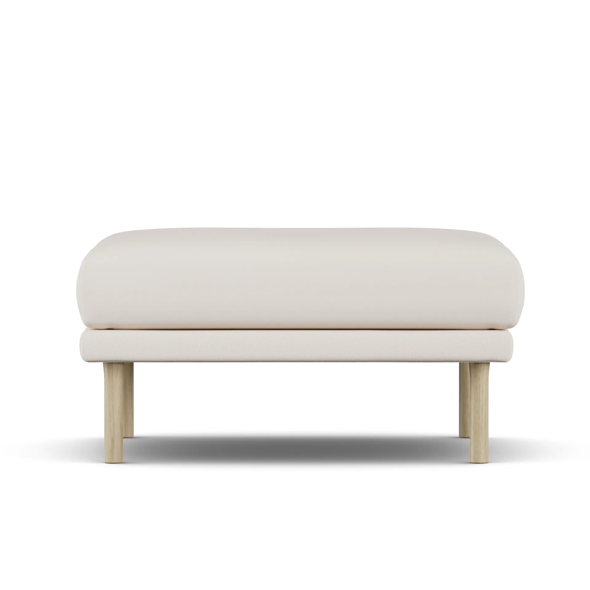 Sjövik fotpall, Caleido Beige 9600-vitoljad ek 1898