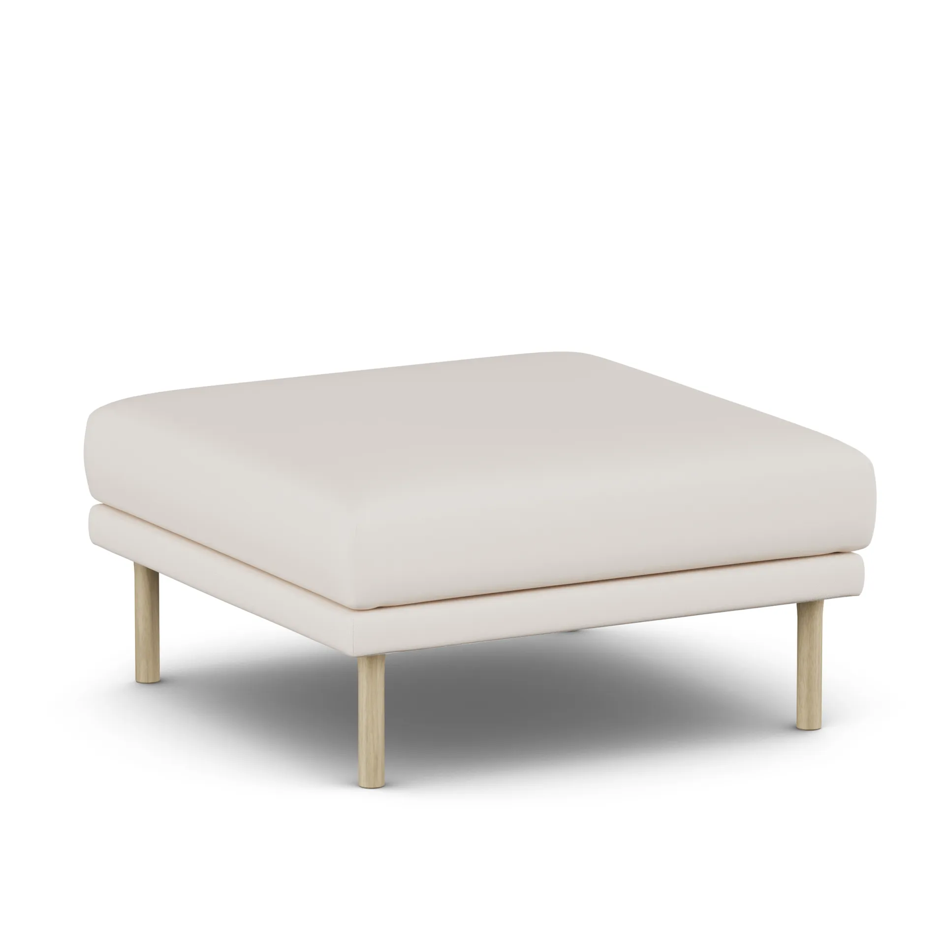 Sjövik fotpall, Caleido Beige 9600-vitoljad ek 1898