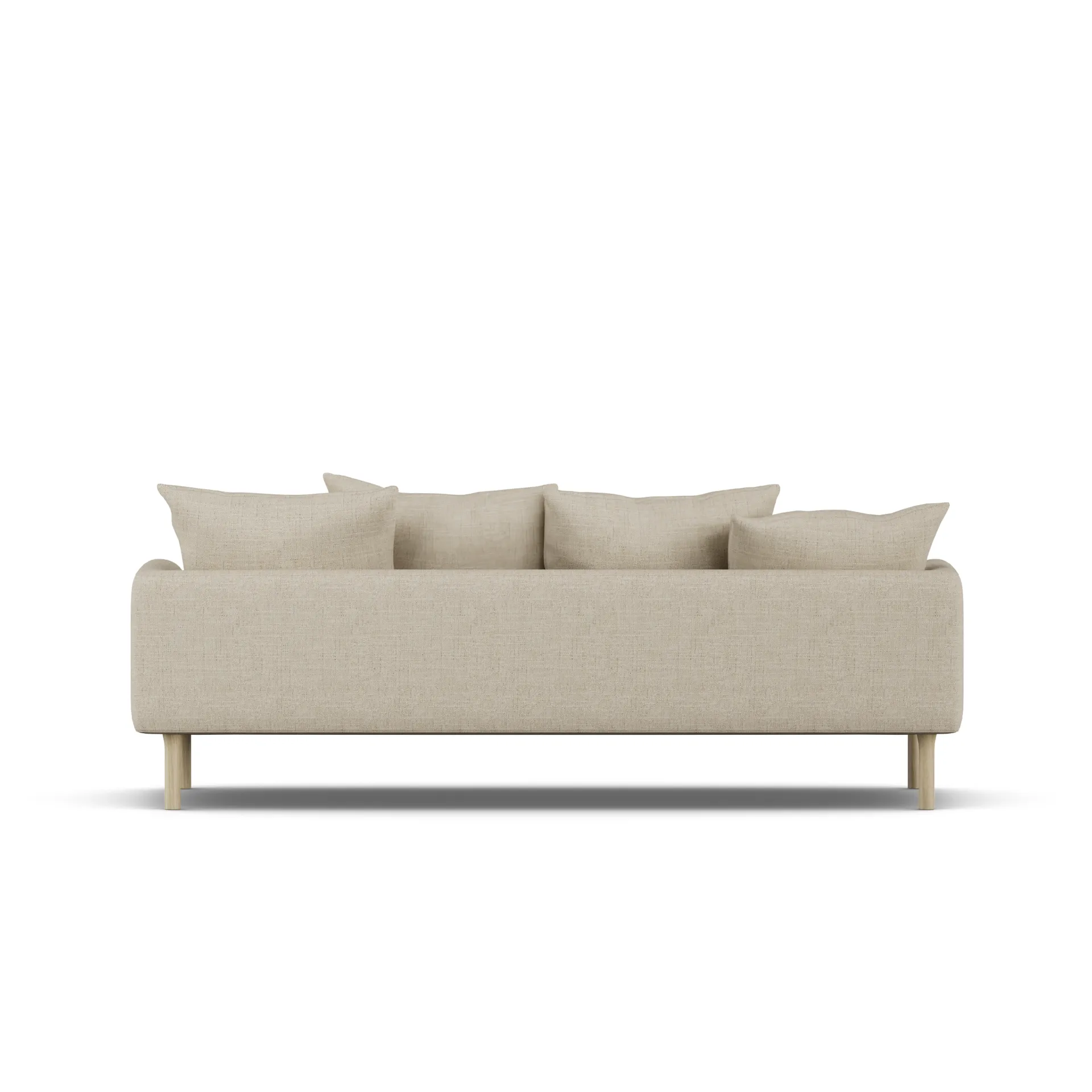 Sjövik soffa, Bern Beige 0341-vitoljad ek, 3-sits 1898