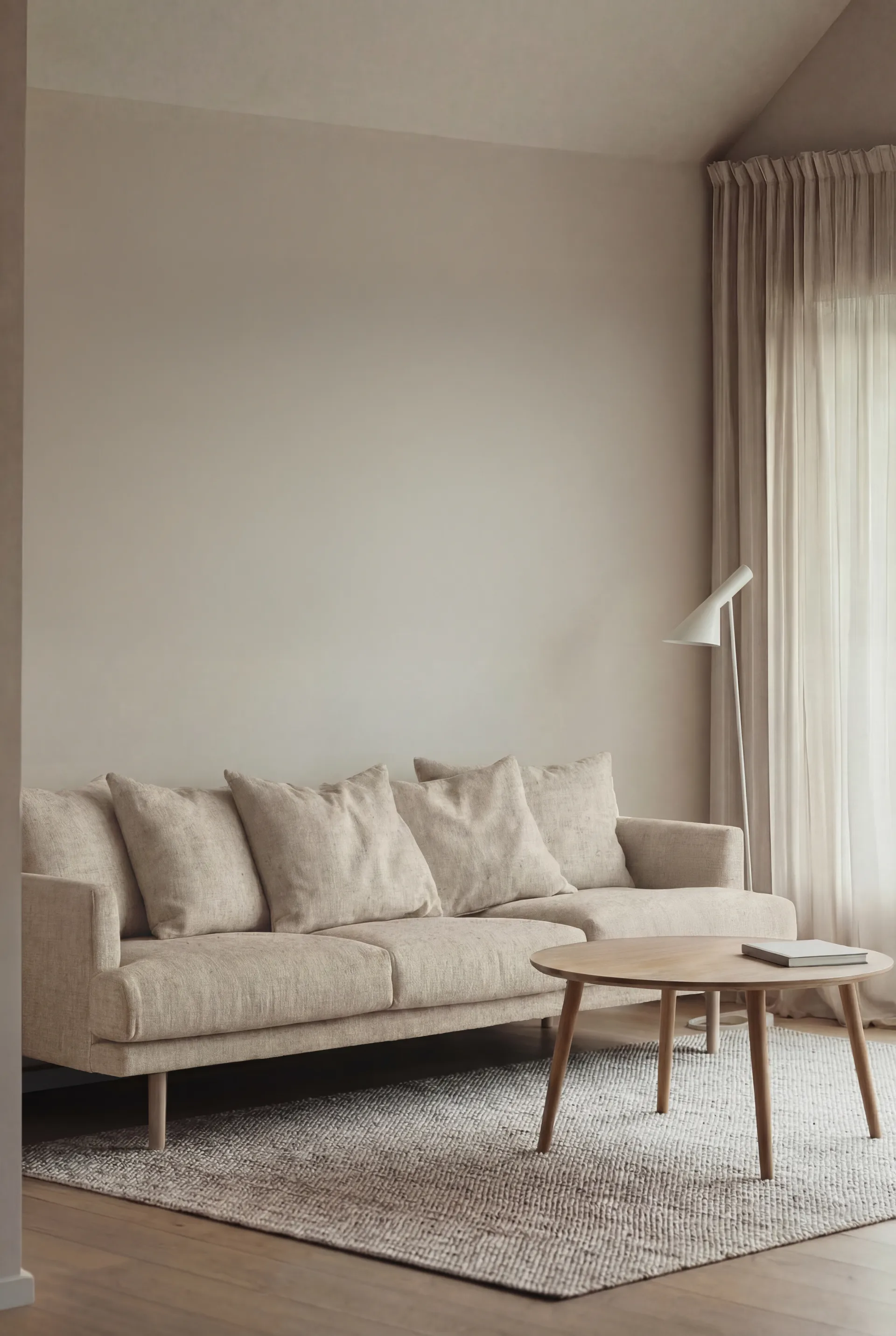Sjövik soffa, Bern Beige 0341-vitoljad ek, 3,5-sits 1898