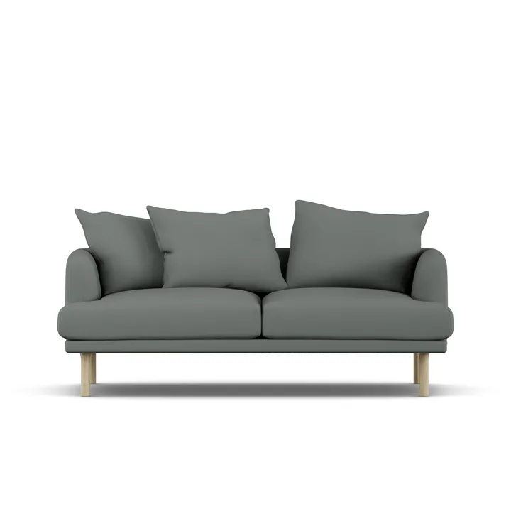 Sjövik soffa - Caleido Grey 1240-vitoljad ek, 2,5-sits - 1898