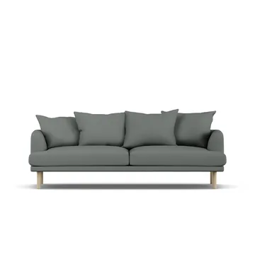 Sjövik soffa - Caleido Grey 1240-vitoljad ek, 3-sits - 1898