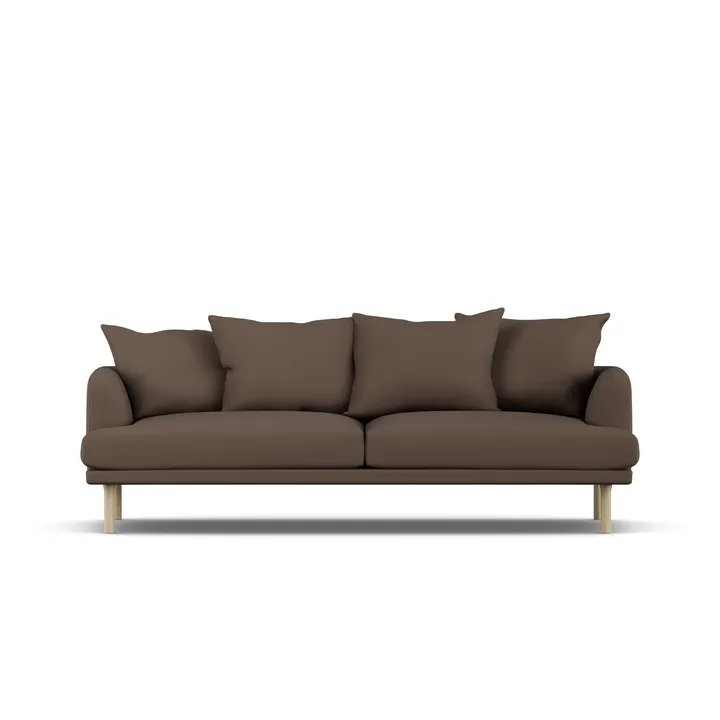 Sjövik soffa - Jump Brown 1955-vitoljad ek, 3-sits - 1898