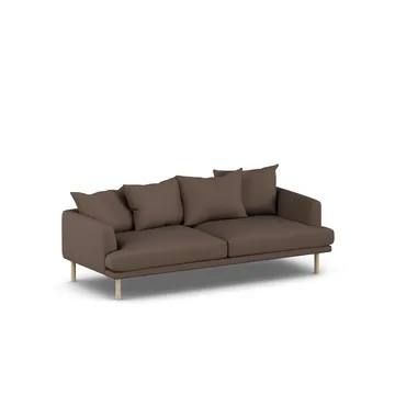 Sjövik soffa - Jump Brown 1955-vitoljad ek, 3-sits - 1898