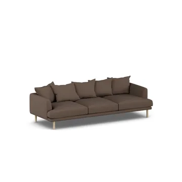 Sjövik soffa - Jump Brown 1955-vitoljad ek, 3,5-sits - 1898