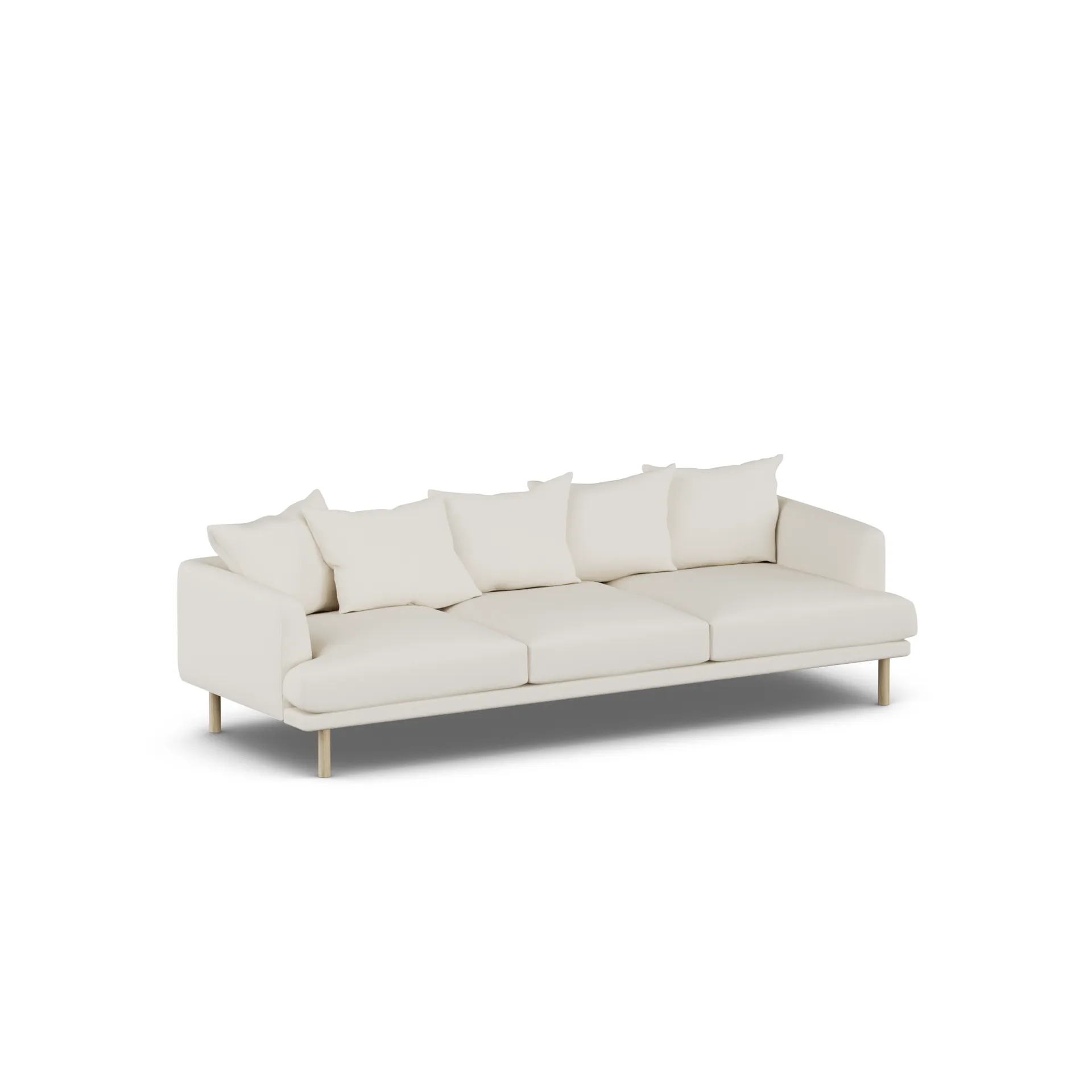 Sjövik soffa, Jump Off White 1954-vitoljad ek, 3,5-sits 1898