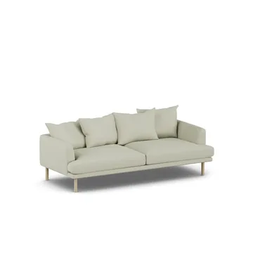 Sjövik soffa - Luiza Beige 3981-vitoljad ek, 3-sits - 1898