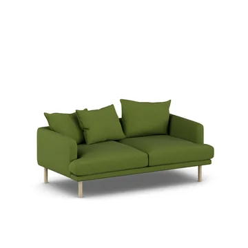 Sjövik soffa - Luiza Green 3975-vitoljad ek, 2,5-sits - 1898