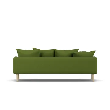 Sjövik soffa - Luiza Green 3975-vitoljad ek, 3-sits - 1898