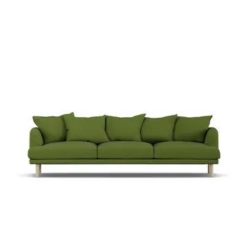 Sjövik soffa - Luiza Green 3975-vitoljad ek, 3,5-sits - 1898