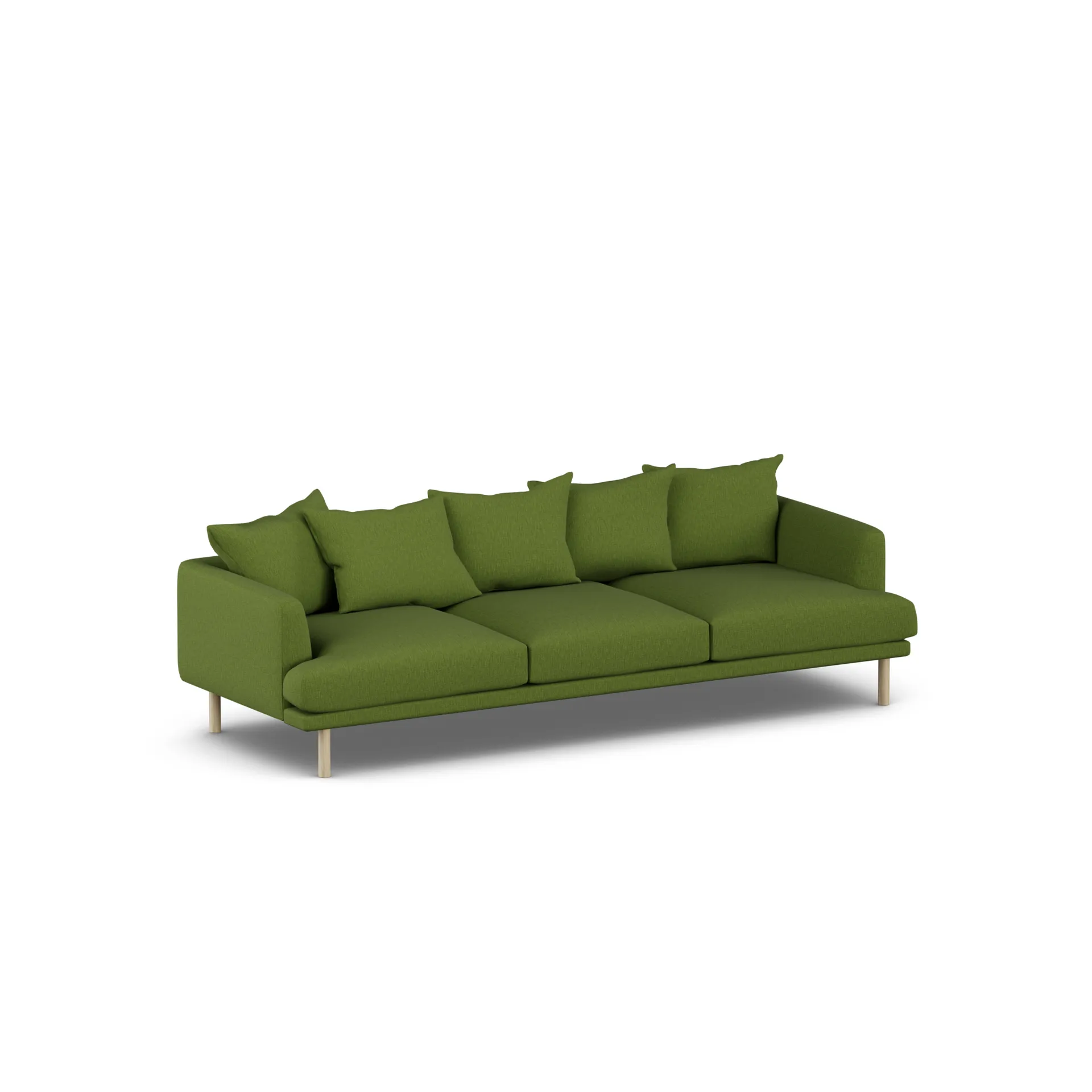 Sjövik soffa, Luiza Green 3975-vitoljad ek, 3,5-sits 1898