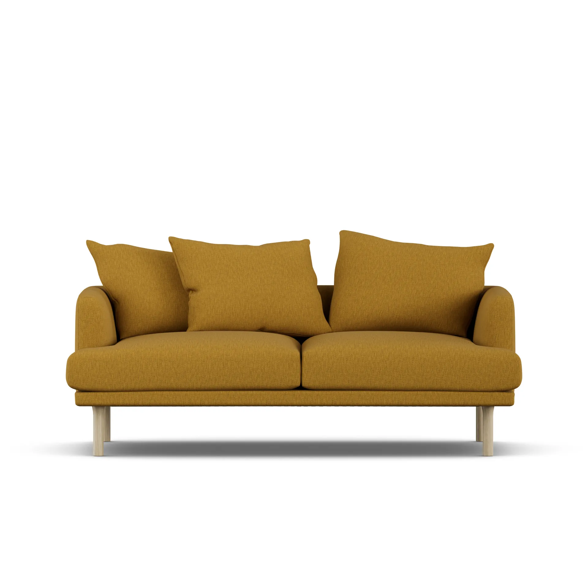 Sjövik soffa, Luiza Mustard 3972-vitoljad ek, 2,5-sits 1898