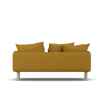 Sjövik soffa - Luiza Mustard 3972-vitoljad ek, 2,5-sits - 1898