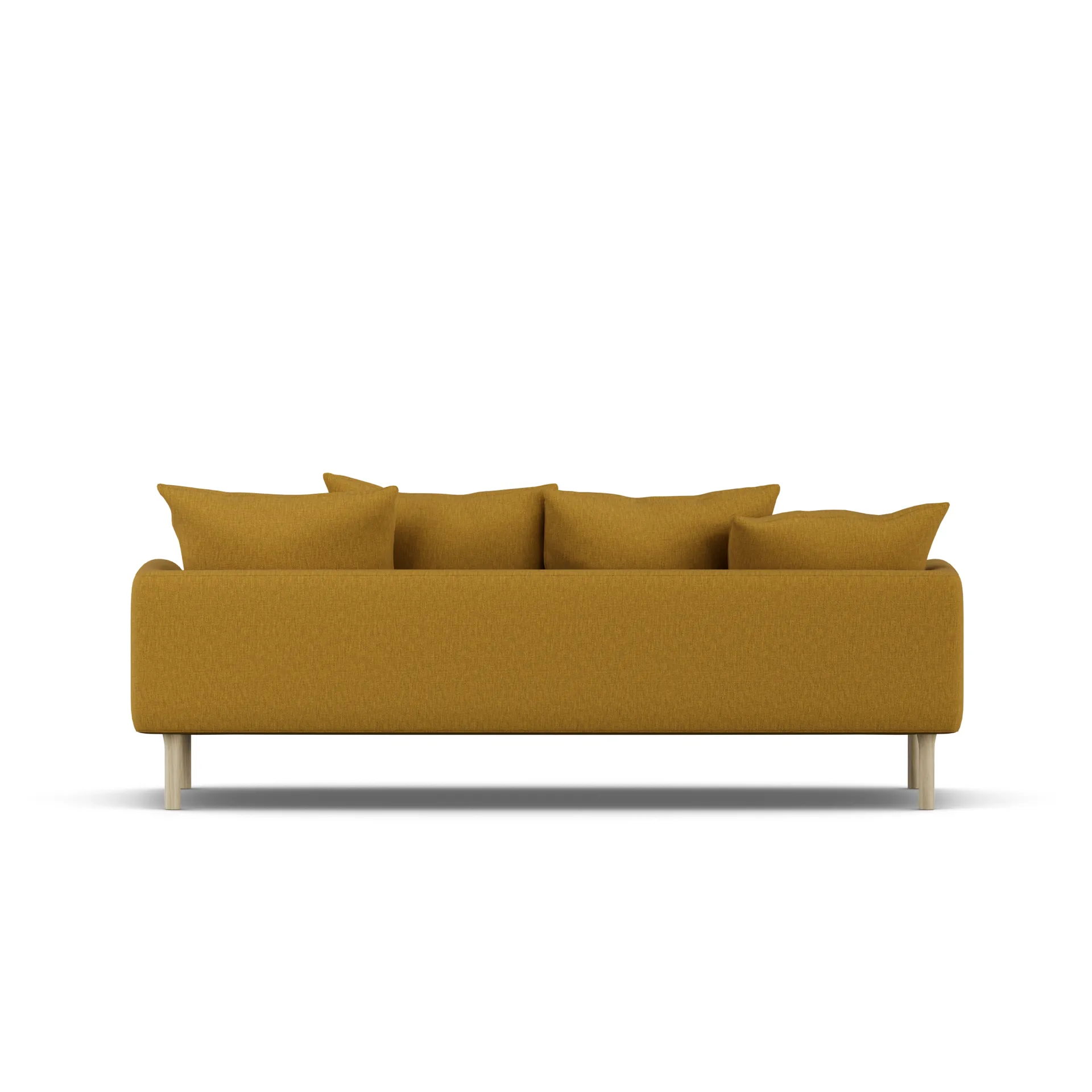 Sjövik soffa, Luiza Mustard 3972-vitoljad ek, 3-sits 1898