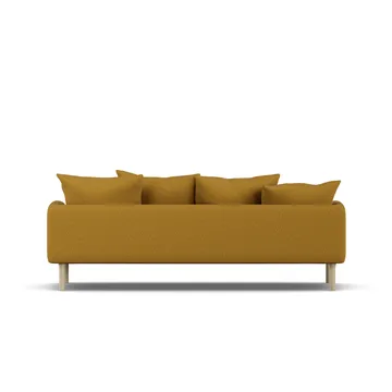 Sjövik soffa - Luiza Mustard 3972-vitoljad ek, 3-sits - 1898