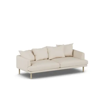 Sjövik soffa - Same Beige 6670-vitoljad ek, 3-sits - 1898