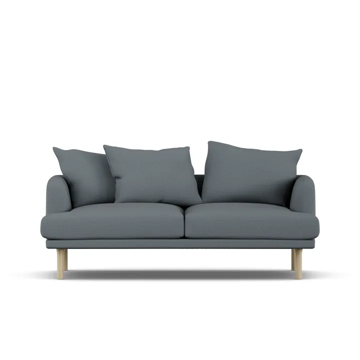 Sjövik soffa - Same Blue 6678-vitoljad ek, 2,5-sits - 1898