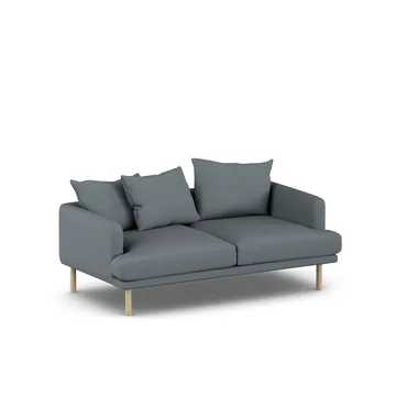 Sjövik soffa - Same Blue 6678-vitoljad ek, 2,5-sits - 1898