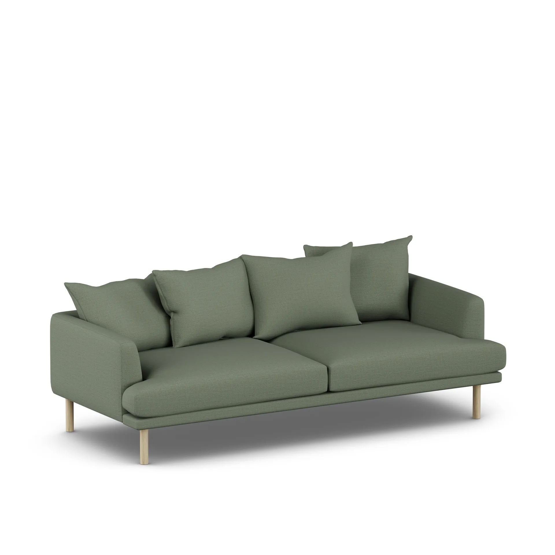 Sjövik soffa, Same Forest 6677 -vitoljad ek, 3-sits 1898