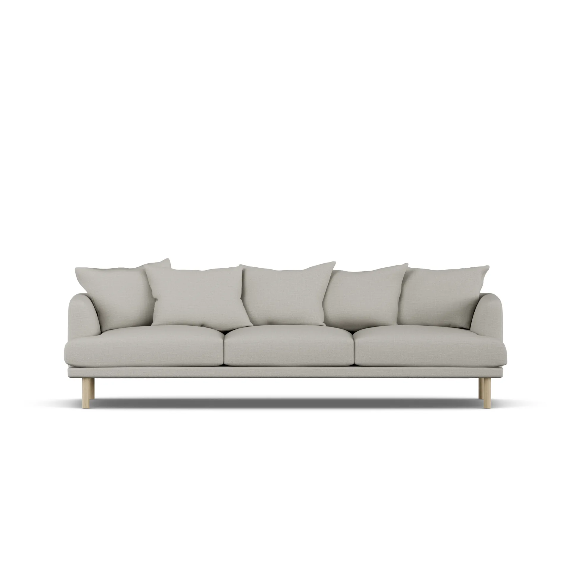 Sjövik soffa, Same Grey 6673-vitoljad ek, 3,5-sits 1898