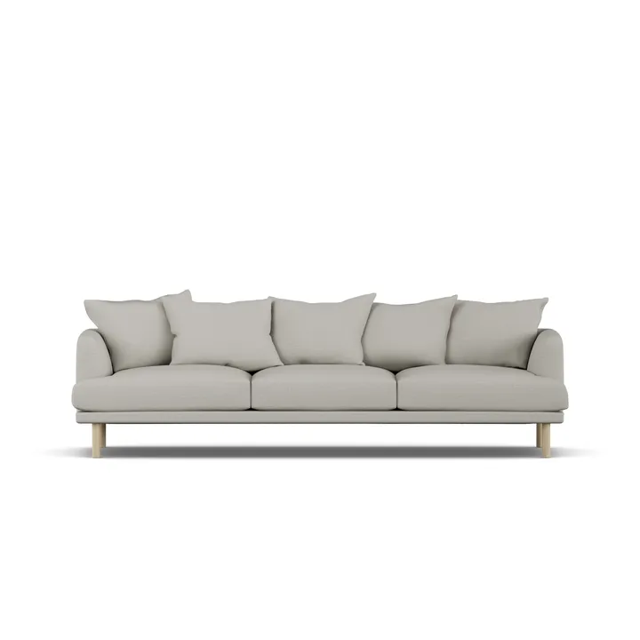 Sjövik soffa - Same Grey 6673-vitoljad ek, 3,5-sits - 1898