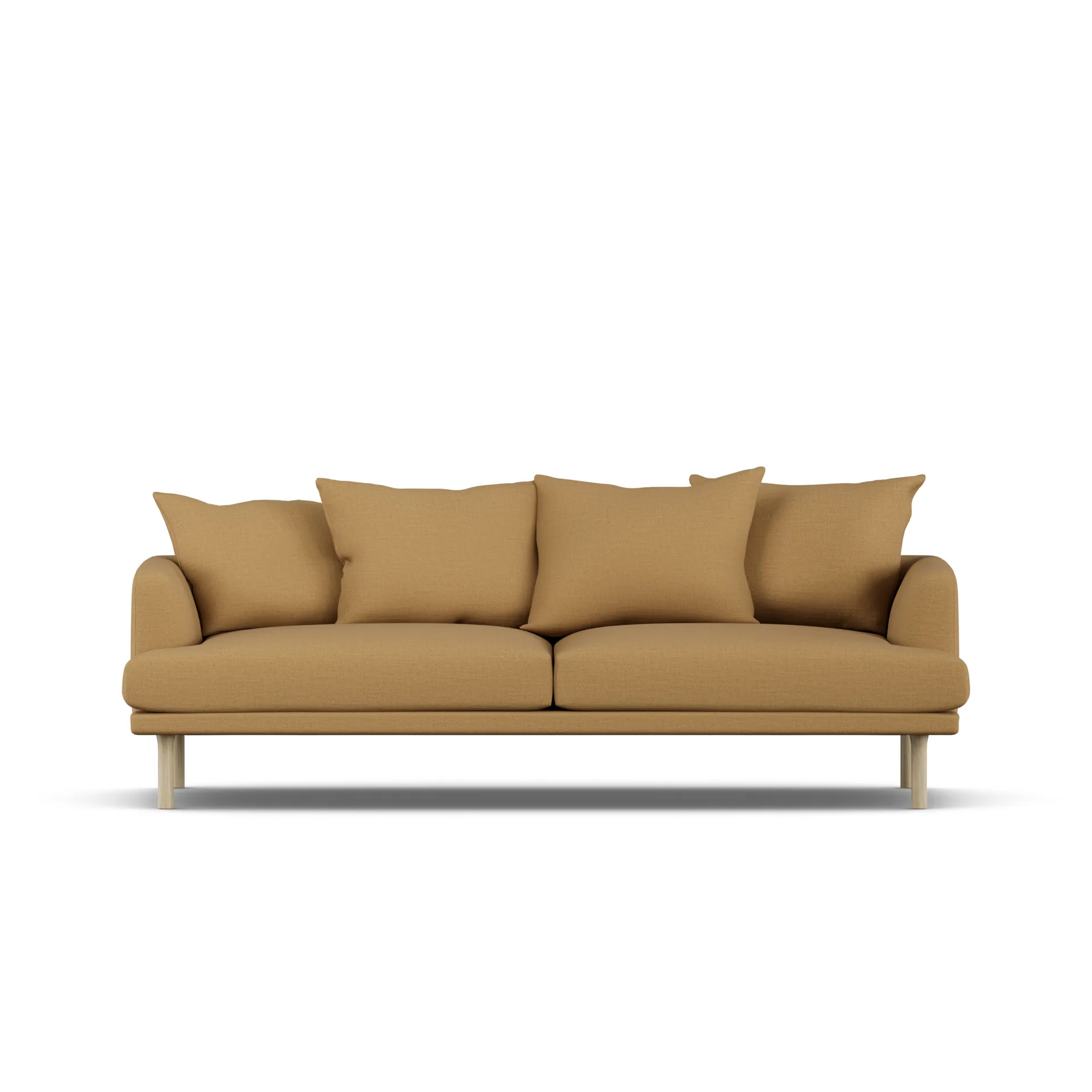 Sjövik soffa, Same Ochre 6676-vitoljad ek, 3-sits 1898