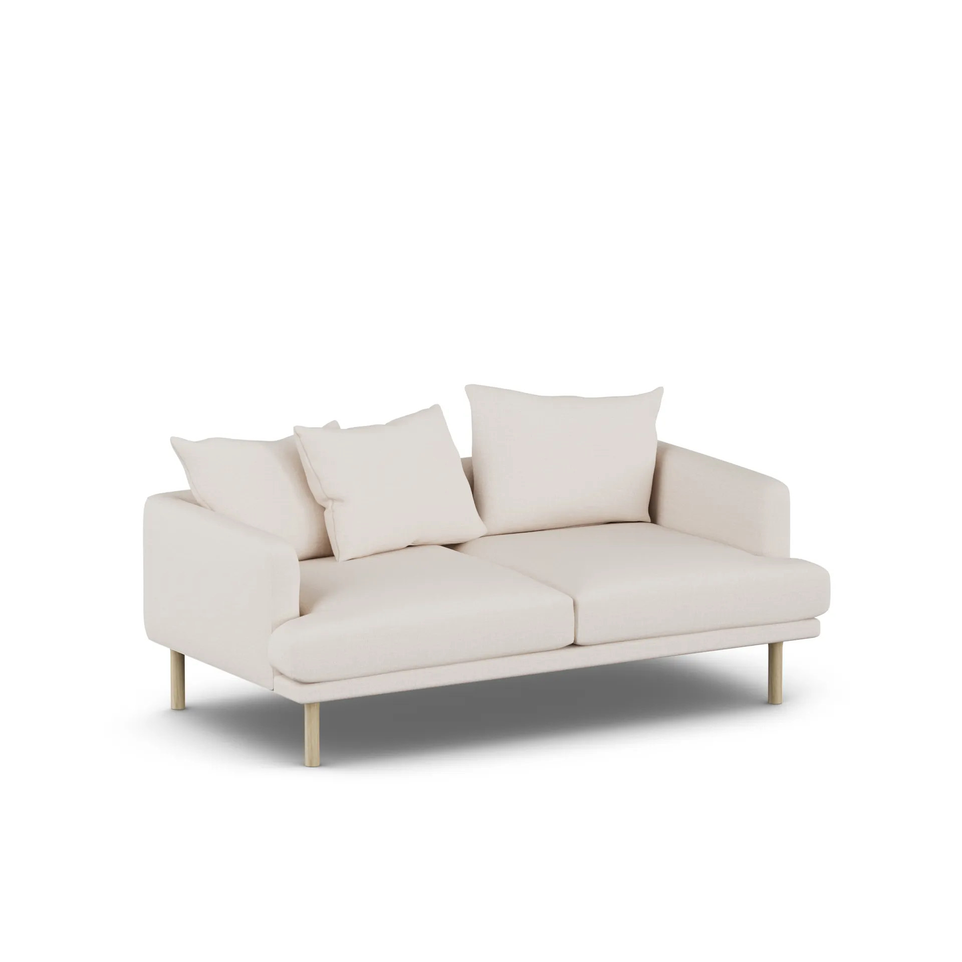 Sjövik soffa, Same Off White 6671-vitoljad ek, 2,5-sits 1898