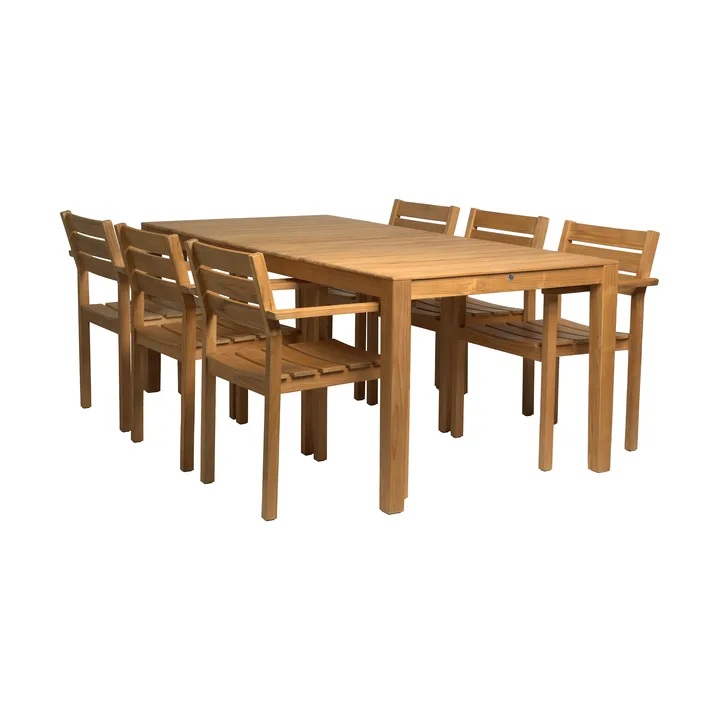 Sköndal matgrupp med 6 stolar teak - 1898