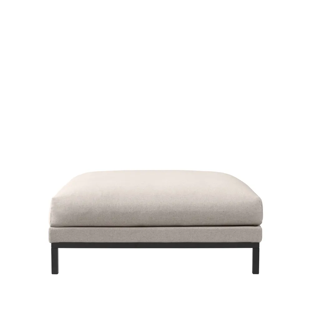 Stensnäs fotpall stor, forward 60 light grey-svart 1898