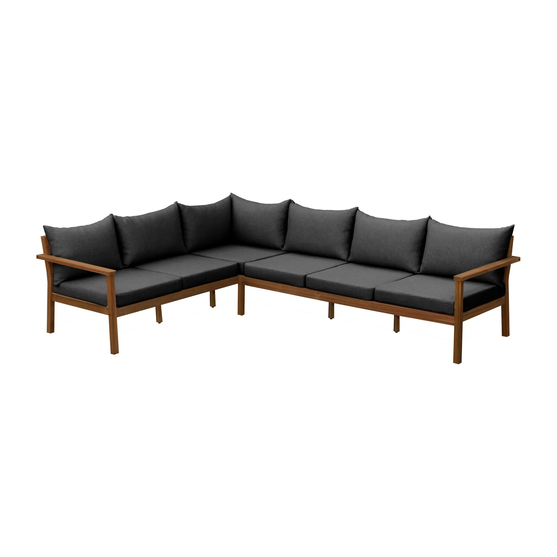 Stockaryd hörnsoffa teak/dark grey 1898